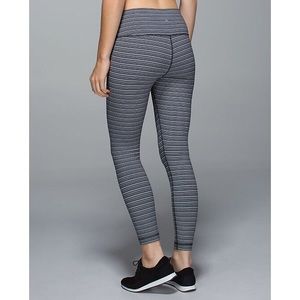 Lululemon High Times Textured Stripe Pants Sz 2